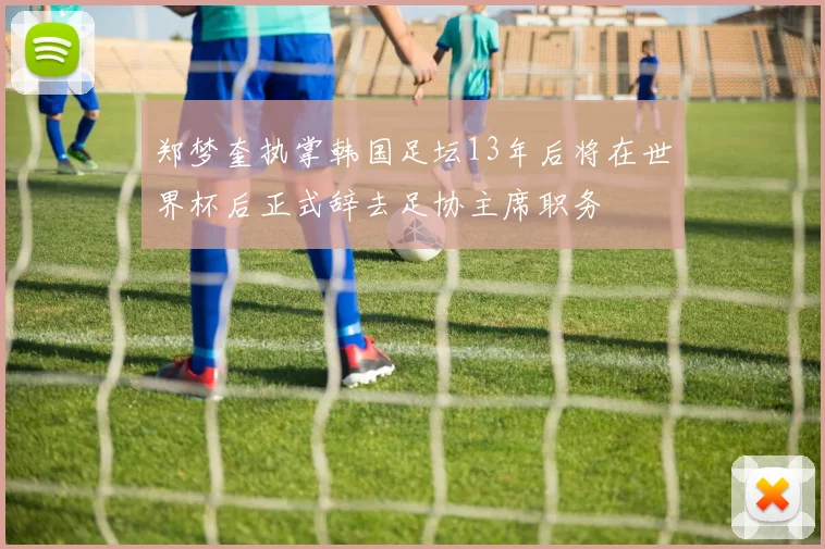 郑梦奎执掌韩国足坛13年后将在世界杯后正式辞去足协主席职务